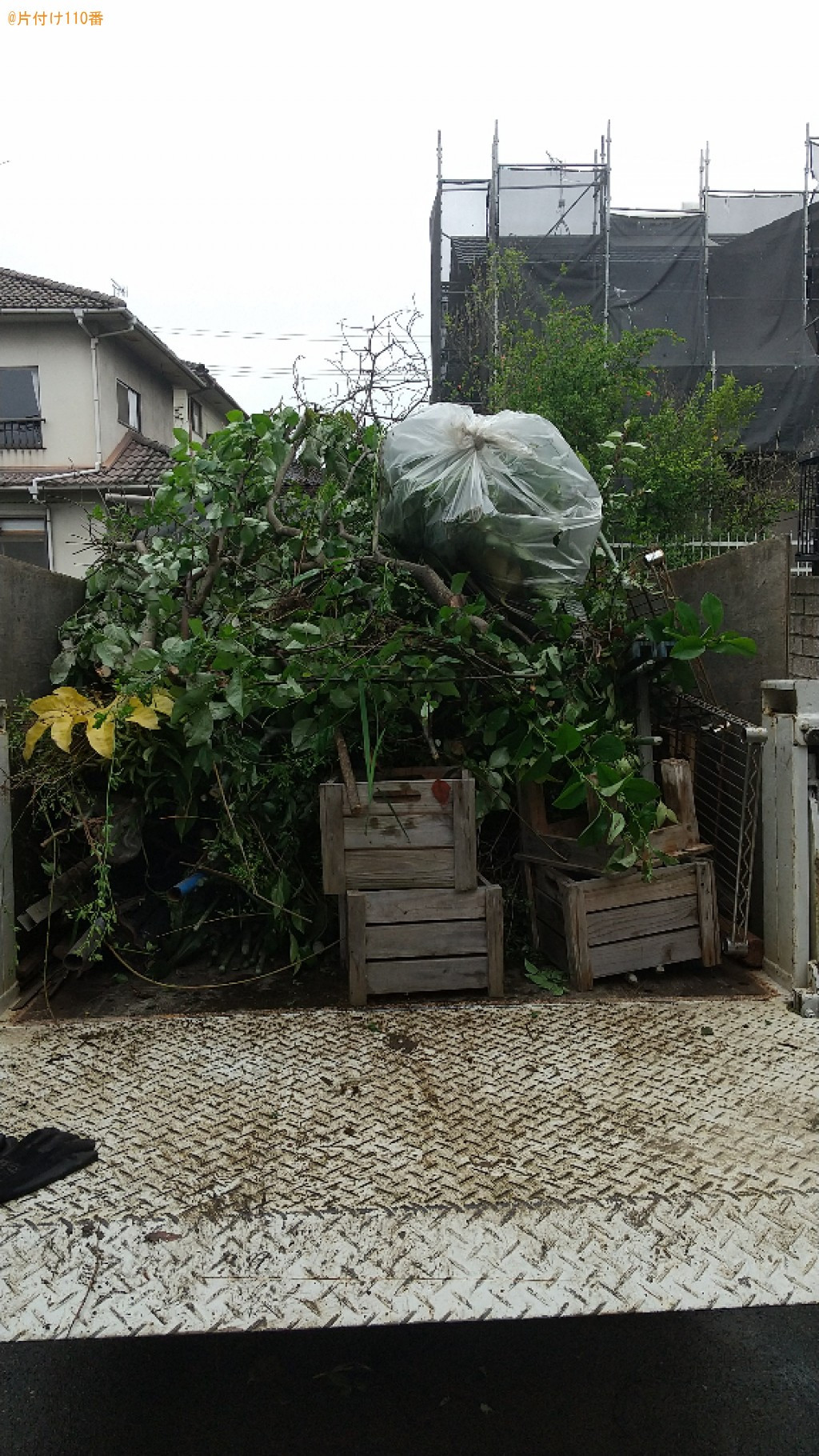 【福山市】カラーボックス、剪定後の枝木、植木鉢、こたつ等の回収