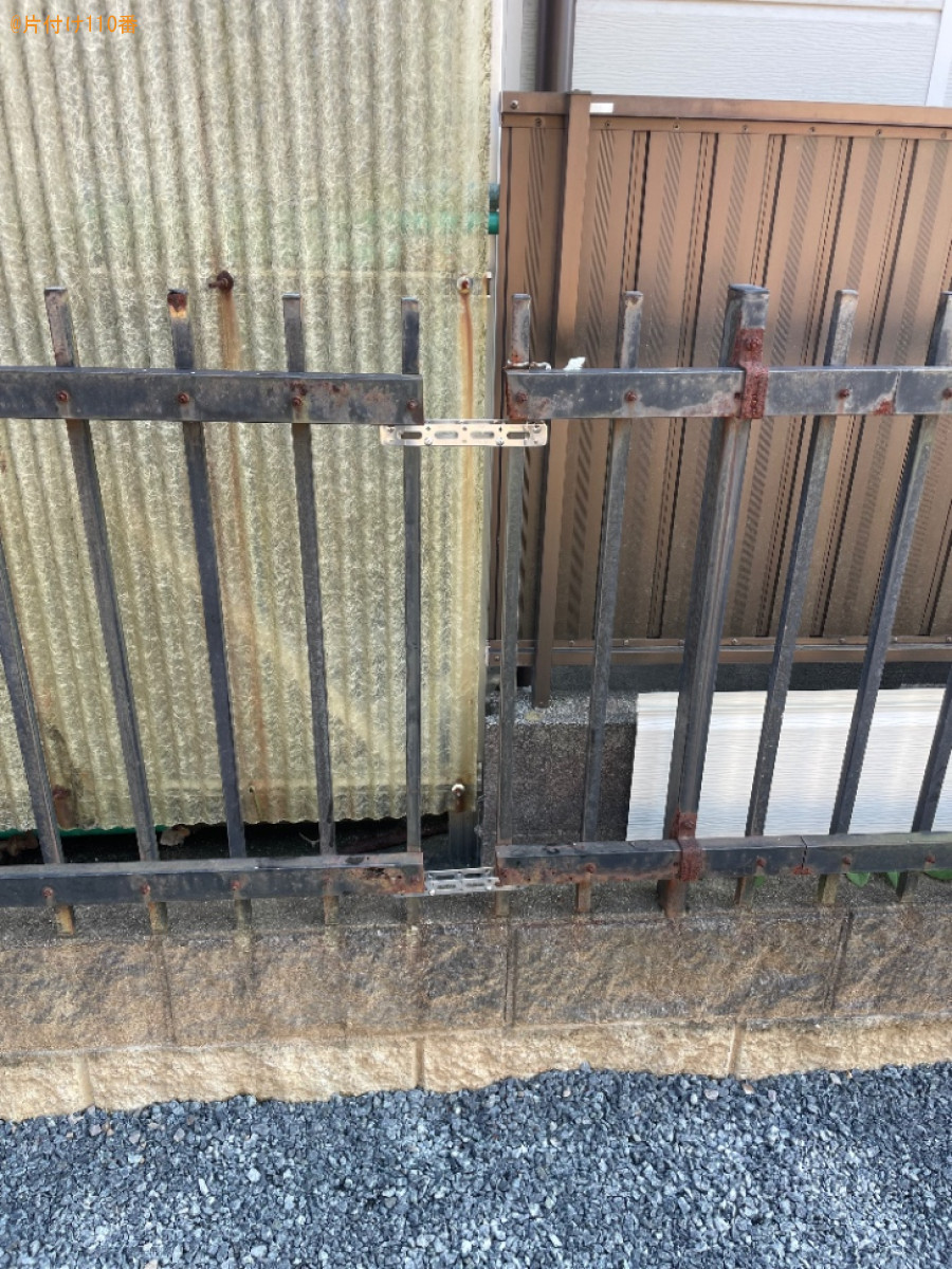 【新城市】隣との境目のフェンスを直す作業ご依頼 お客様の声