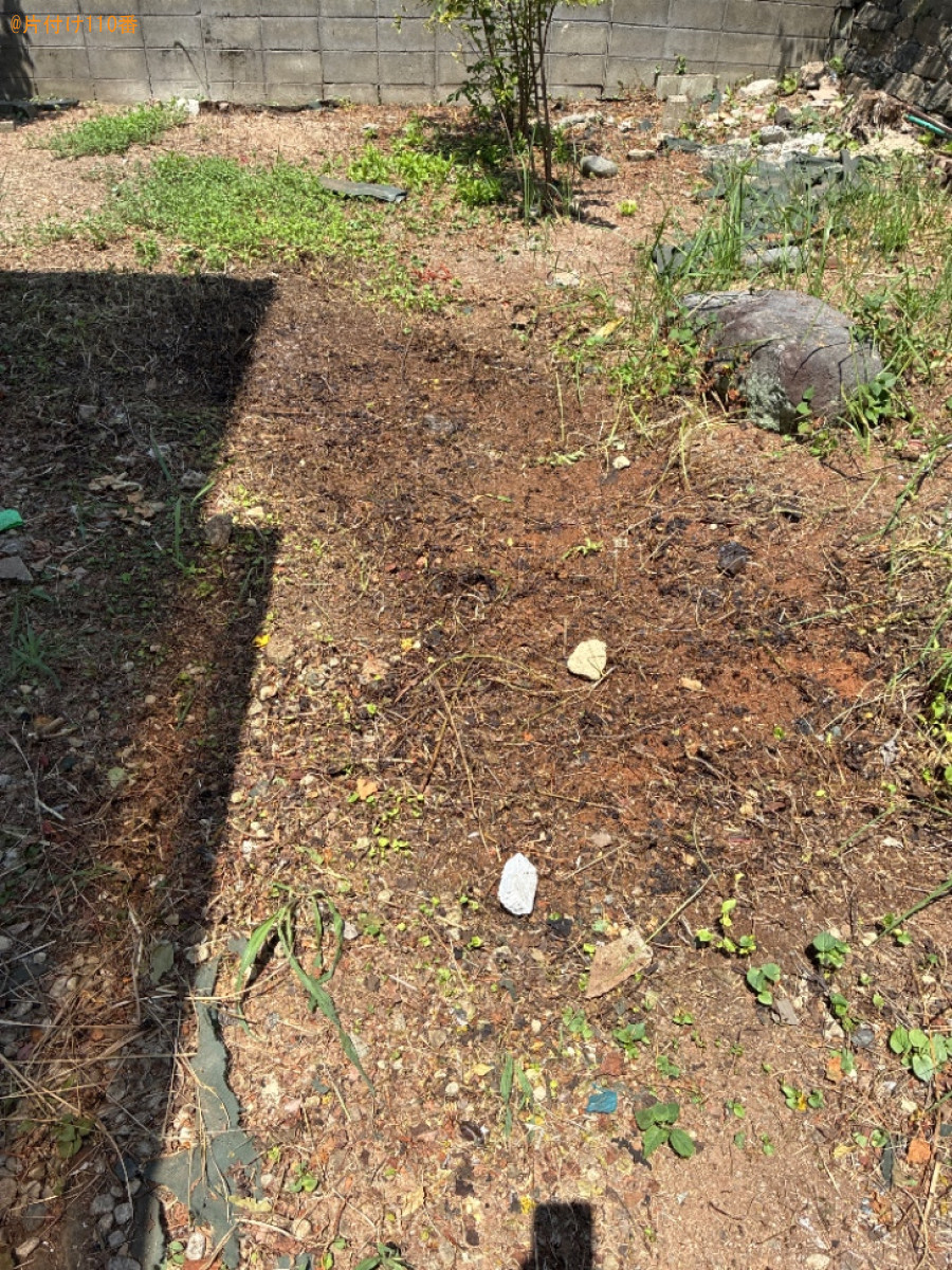 【福岡市東区】刈り取り後の草の回収・処分ご依頼　お客様の声