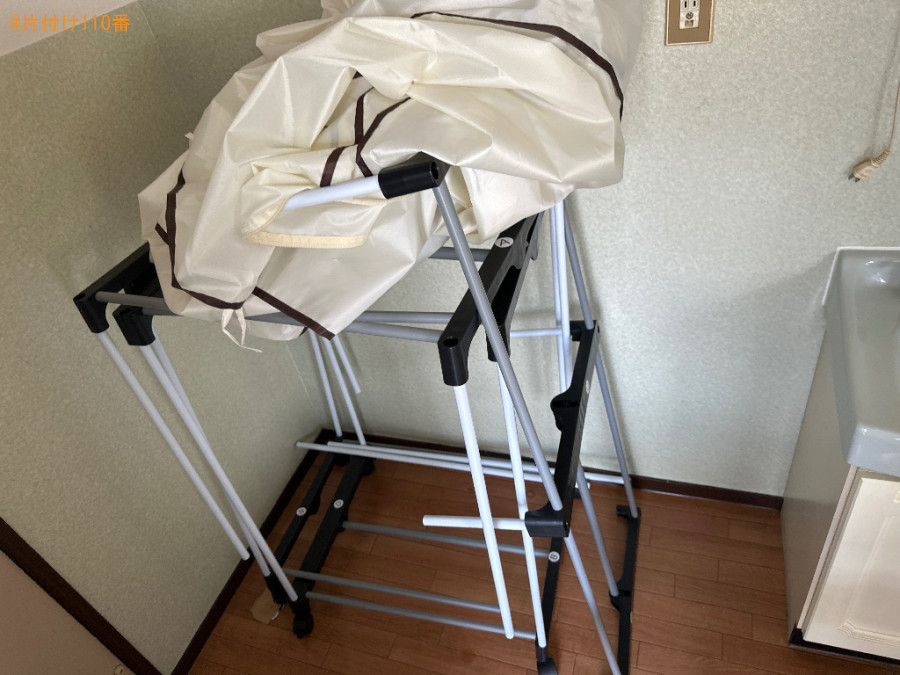 【岡山市北区】衣装ケース、ハンガーラック、ローテーブル等の回収