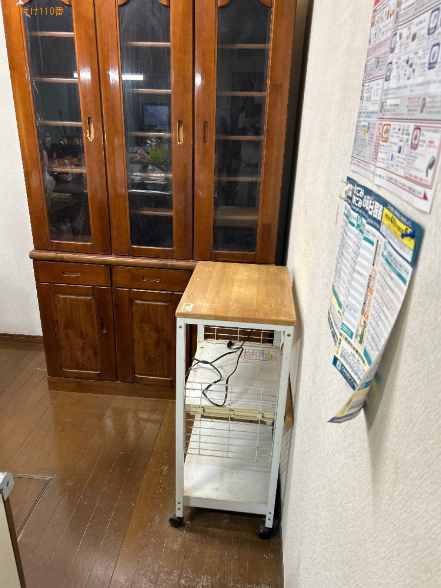 【橿原市光陽町】食器棚の回収・処分ご依頼　お客様の声