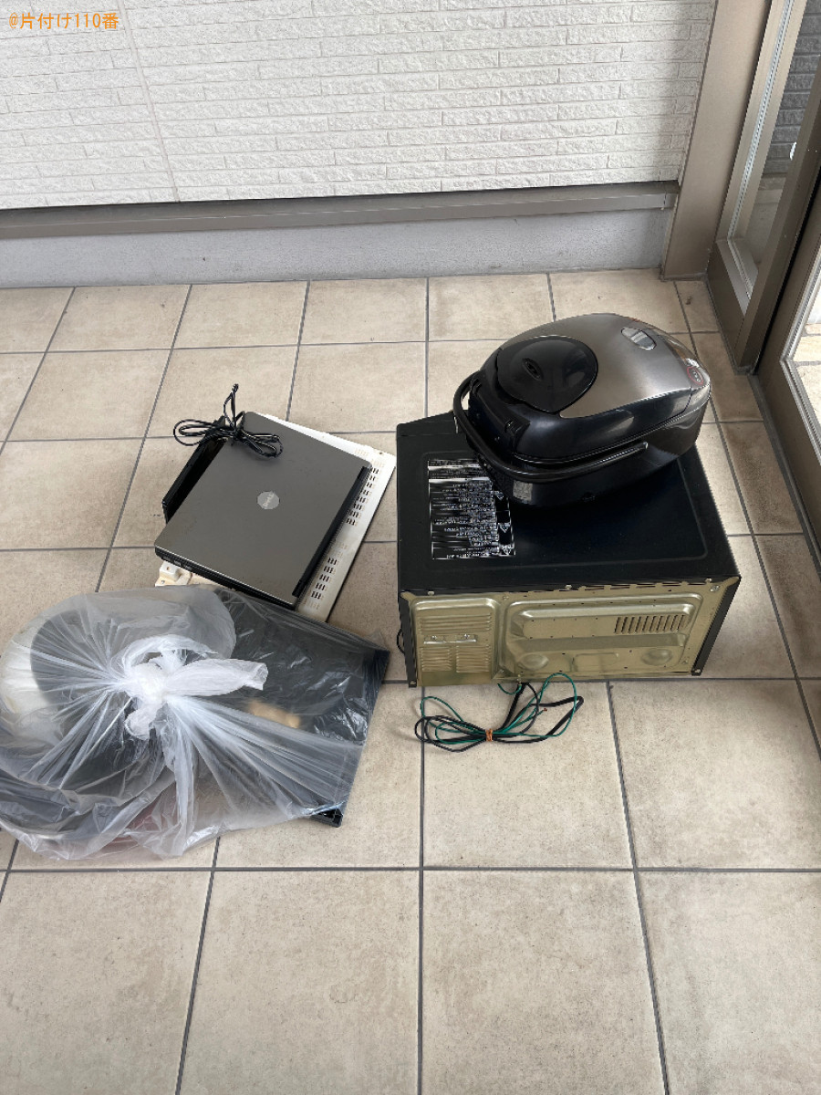 【草津市】電子レンジ、炊飯器、ノートパソコン、調理器具等の回収