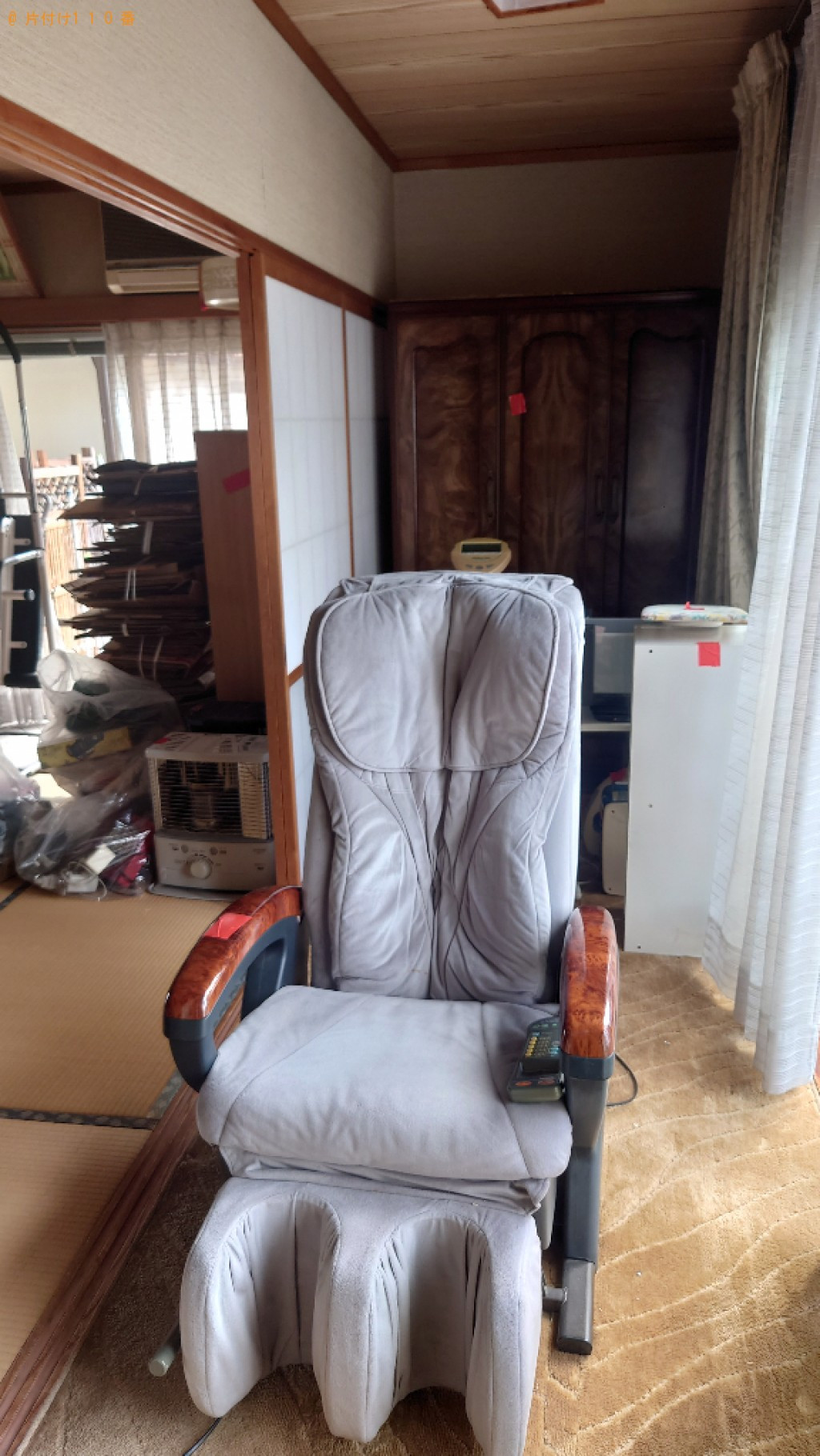 【松山市】冷蔵庫、テレビ、洗濯機、マッサージチェア、鏡台等の回収