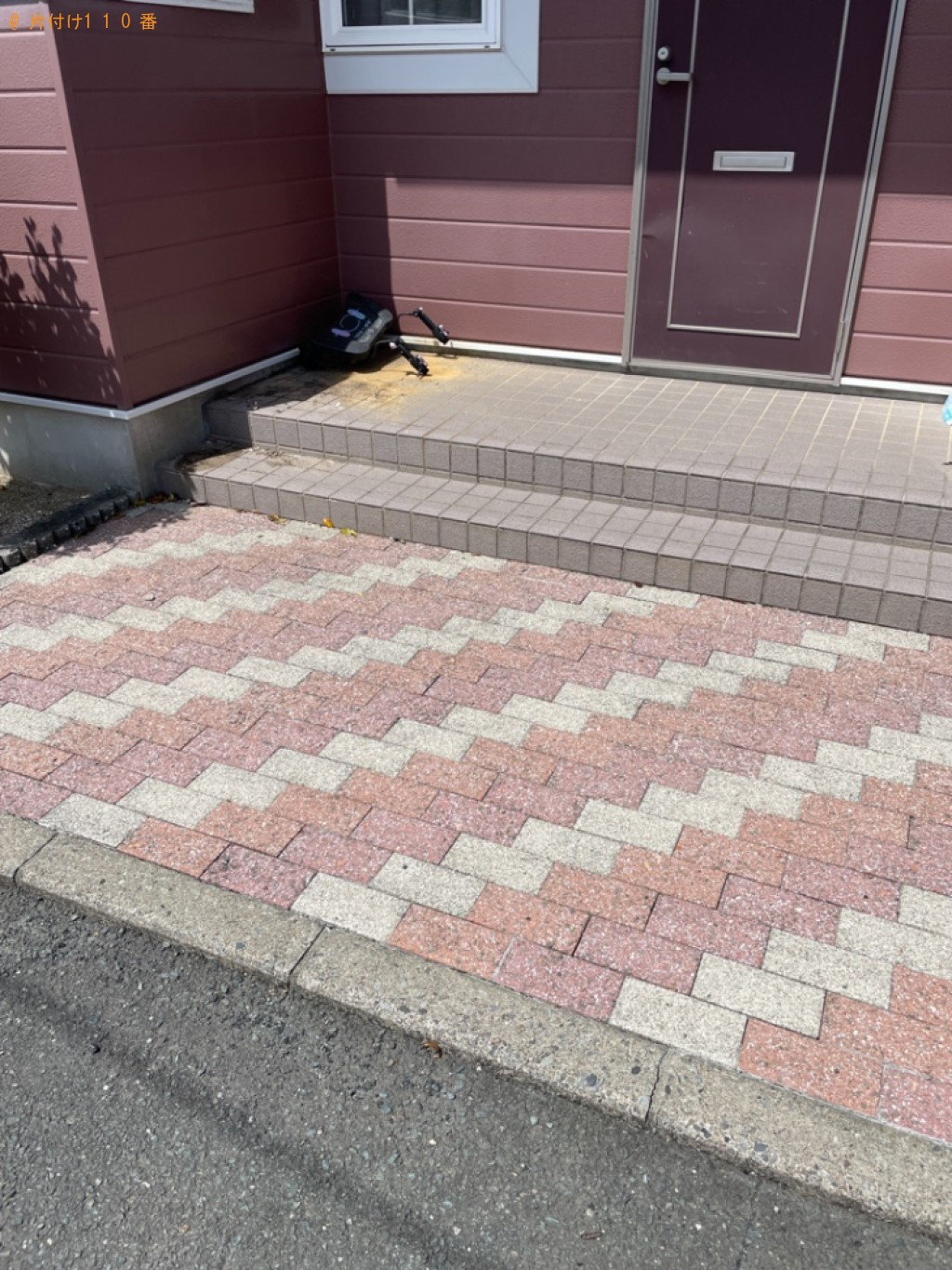 【浜松市北区】ゴミ屋敷状態になっているテラスハウスの片付け作業