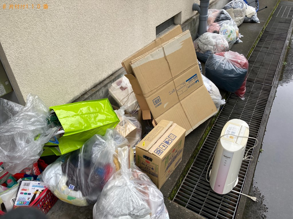 【鹿児島市】小型家電等の回収と浴室・トイレ・洗面台の簡易清掃
