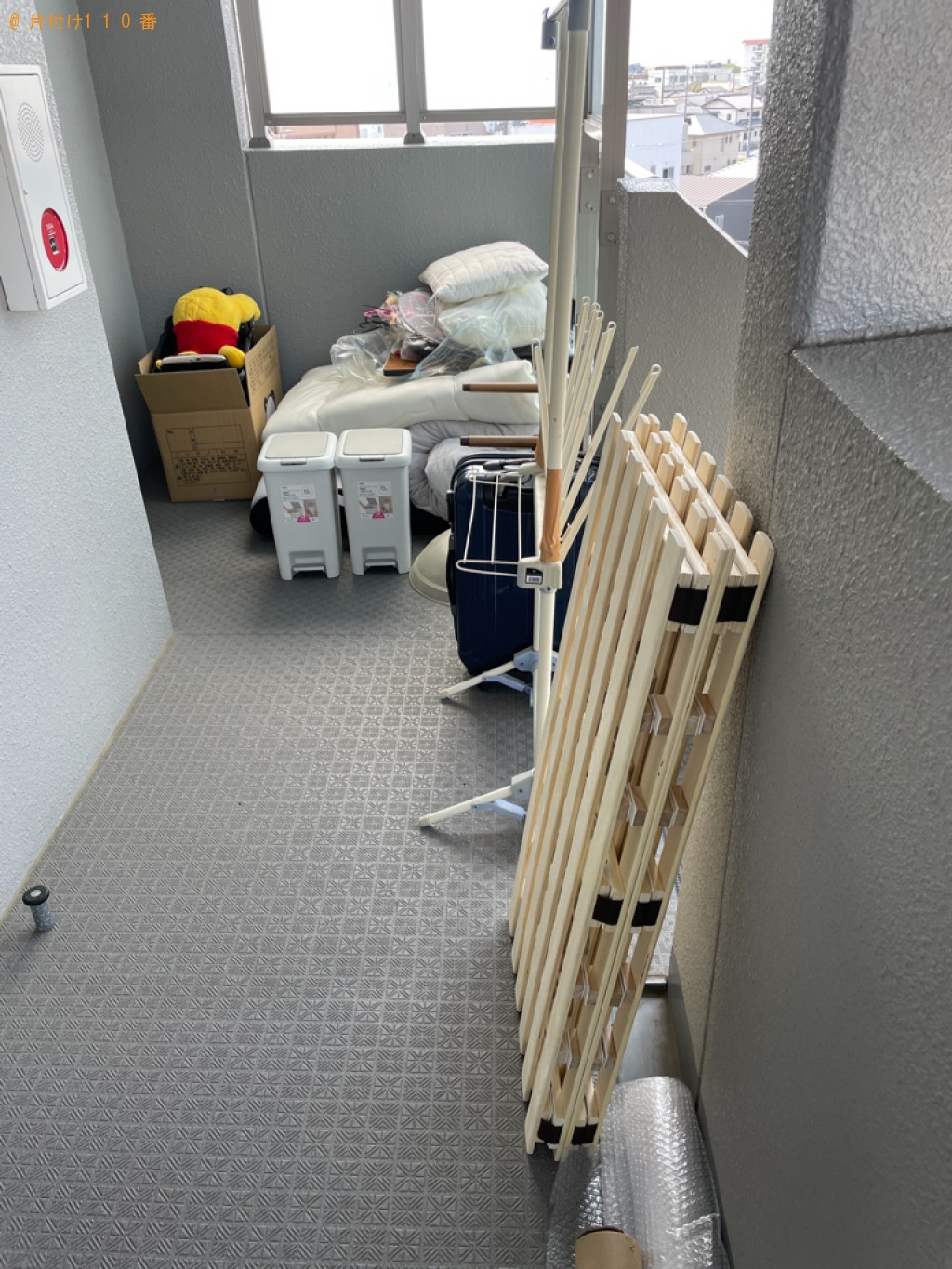 【浜松市中区】スタンド物干し、ボストンバッグ、調理器具等の回収