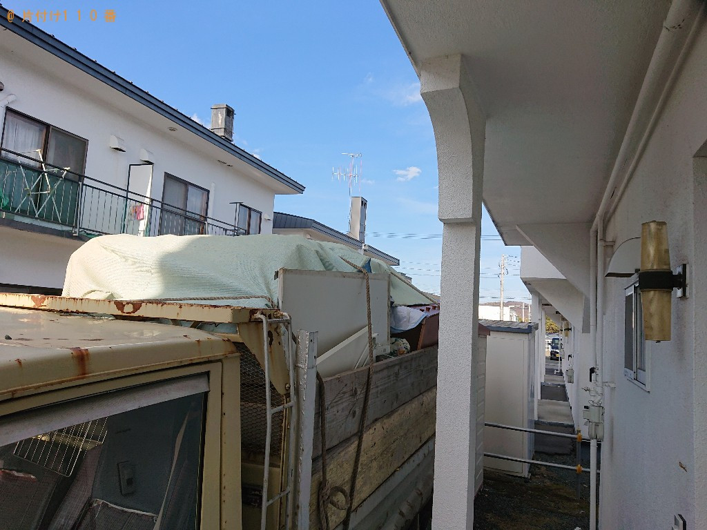 【北見市常盤町】家財一式（家電、家具、衣類、布団等）の回収・処分