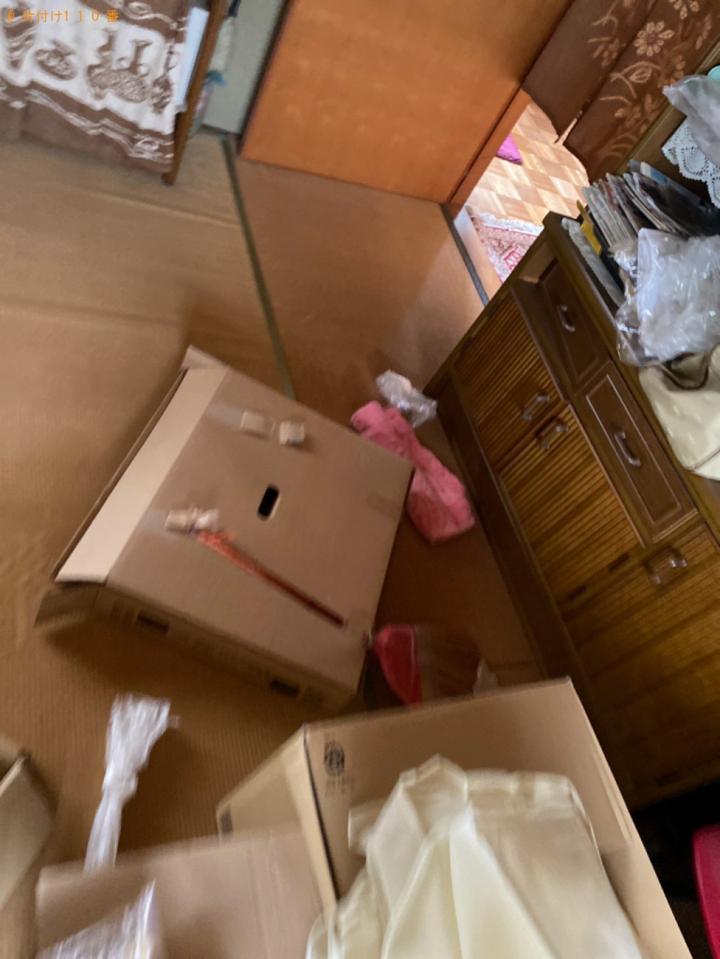 【玉野市】本棚、布団、家具、障子、雑貨、一般ごみ等の回収・処分
