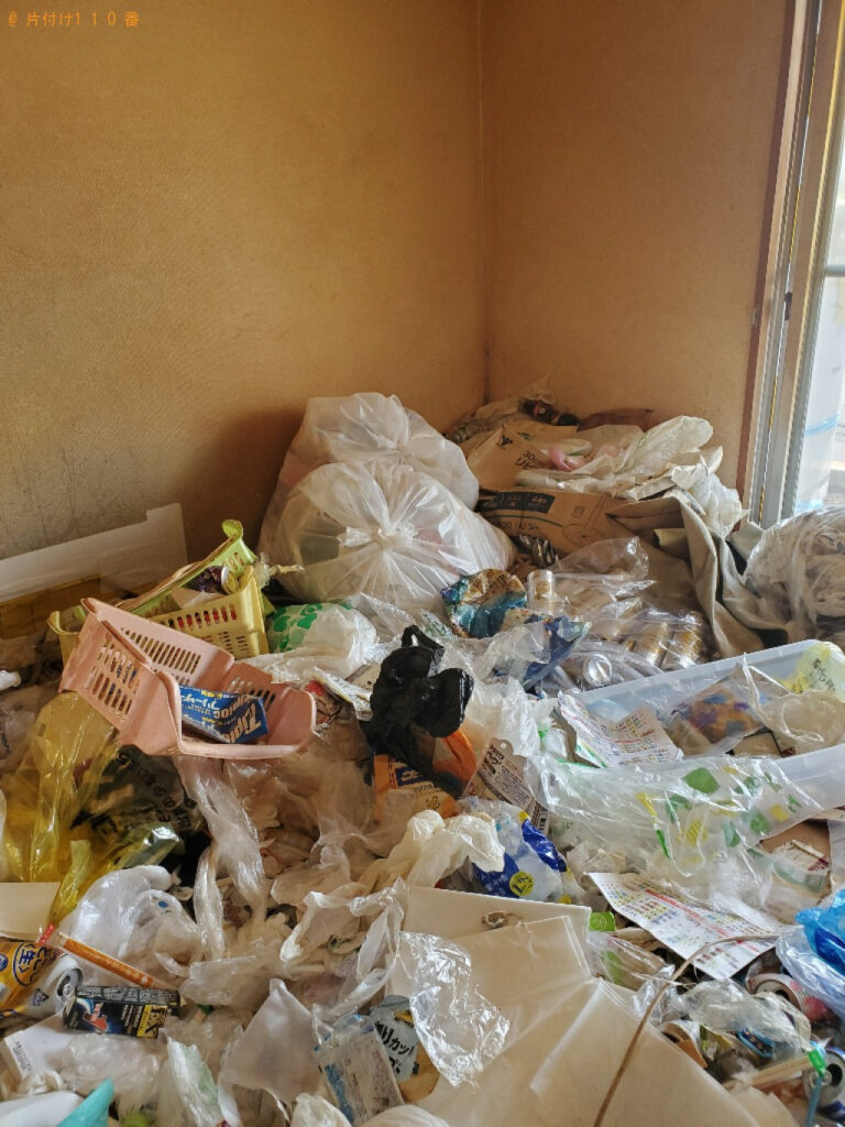 【大分市】ゴミ屋敷状態になった部屋の片付け作業ご依頼　お客様の声