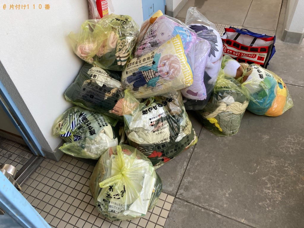【鹿児島市】衣類、本等の回収・処分ご依頼　お客様の声