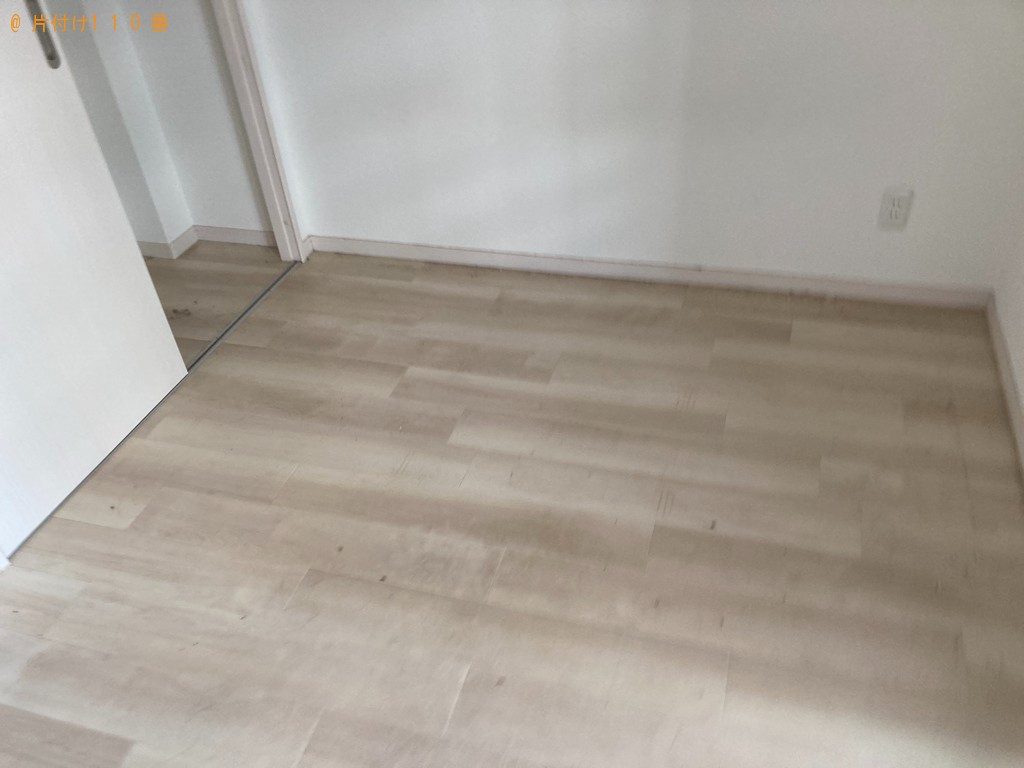 【鹿児島市上荒田町】マットレス付きシングルベッド、冷蔵庫等の回収