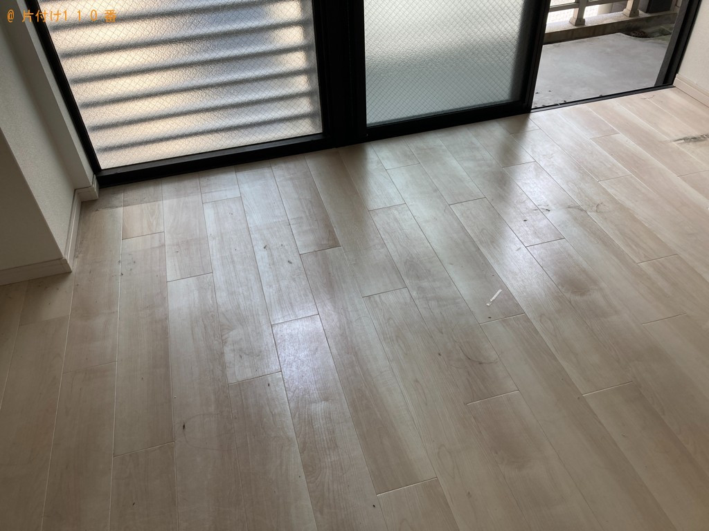 【鹿児島市上荒田町】マットレス付きシングルベッド、冷蔵庫等の回収