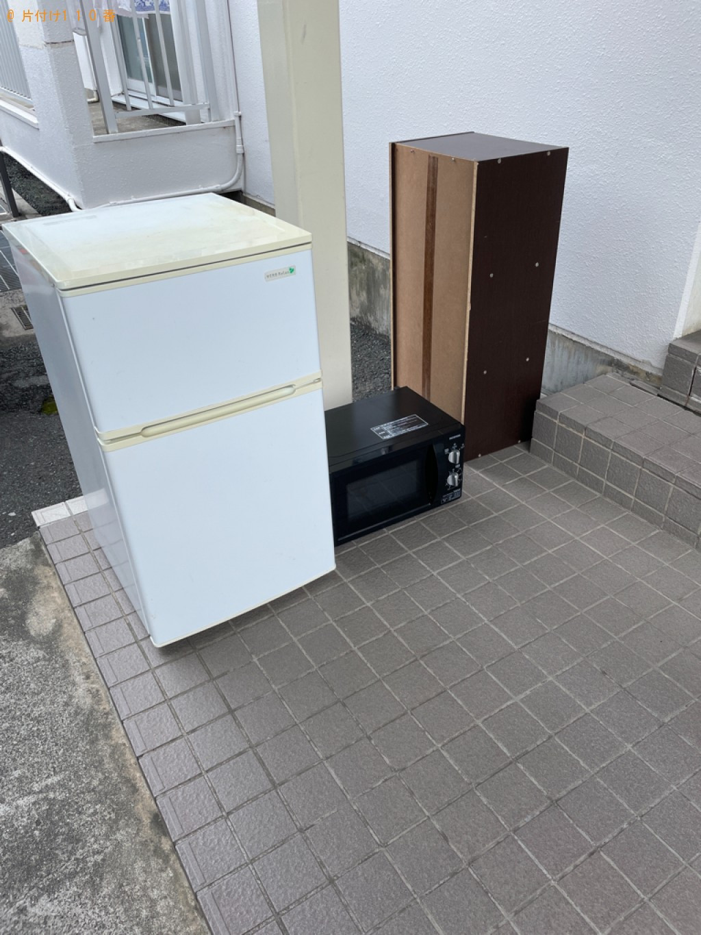 【浜松市中区】洗濯機、電子レンジ、カラーボックスの回収・処分