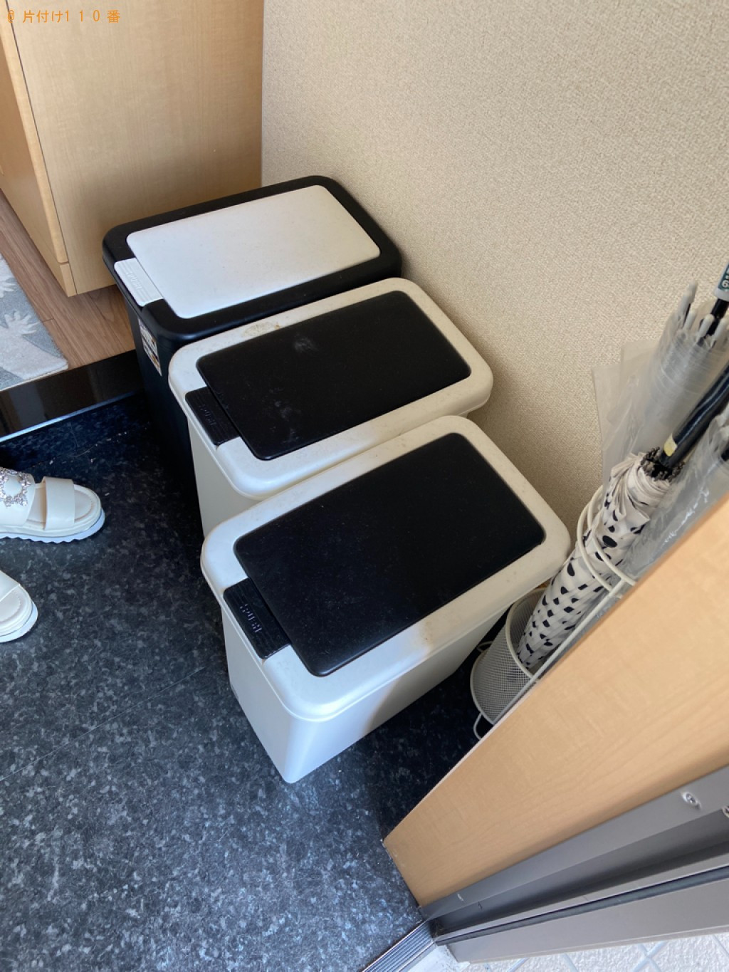 【下関市】衣装ケース、ハンガーラック、電気ポット等の回収・処分