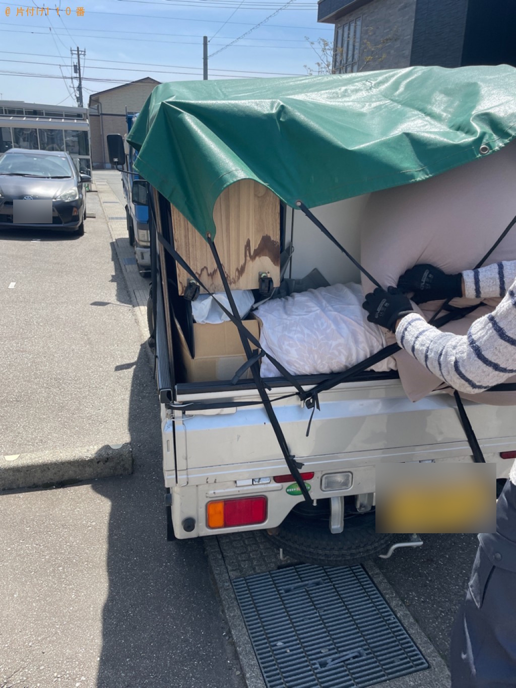 【野々市市】折り畳みベッド、カラーボックス、衣装ケース等の回収