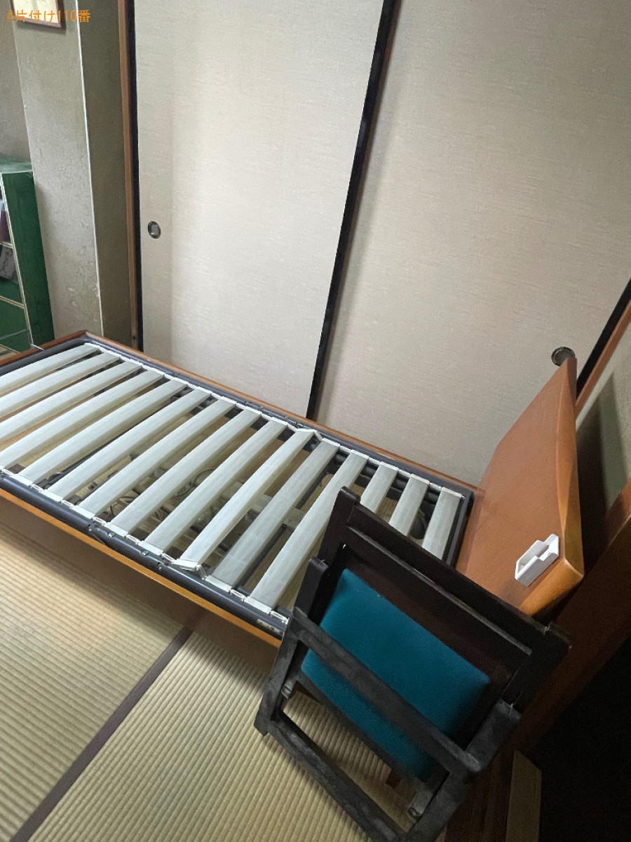 【浜松市中央区】エレクトーン、シングルベッド、折り畳み椅子の回収