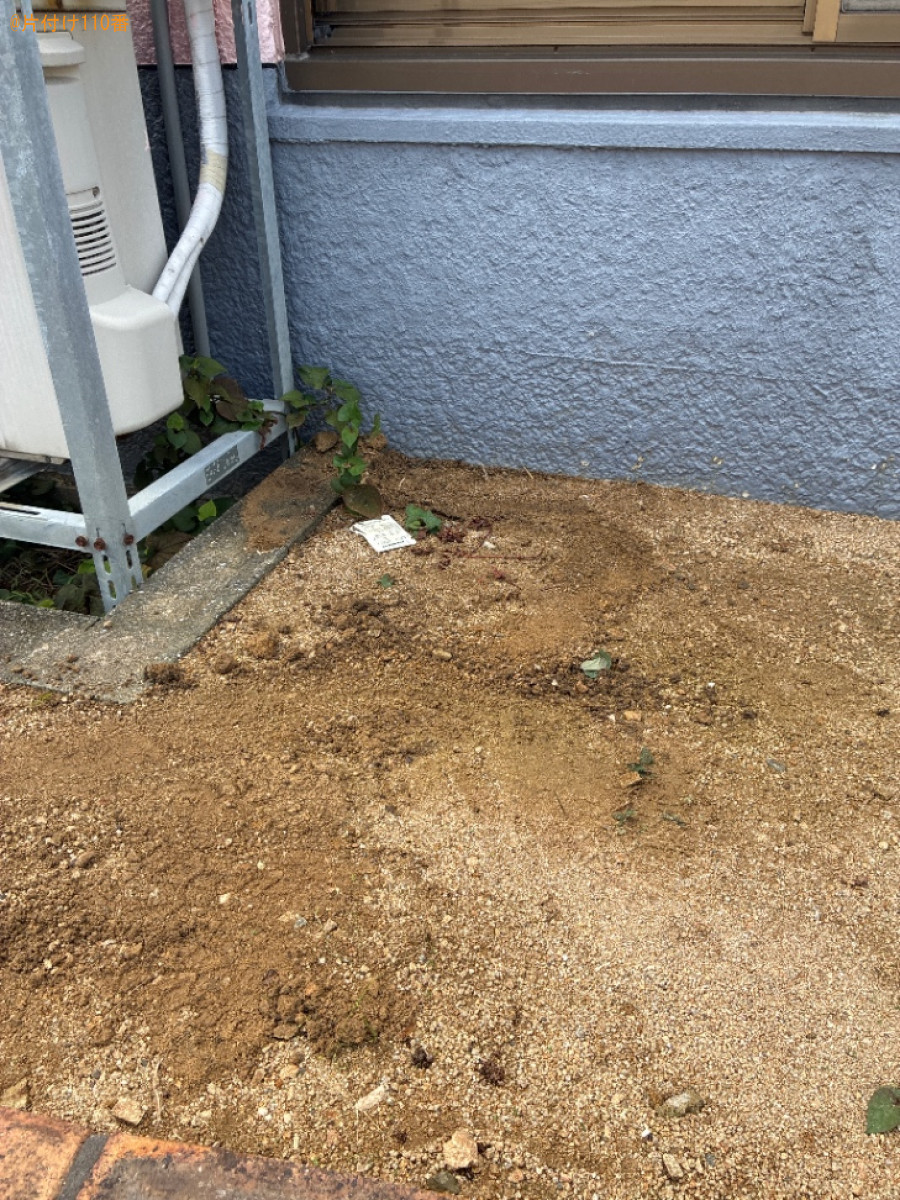 【福岡市南区】庭石の回収・処分ご依頼　お客様の声