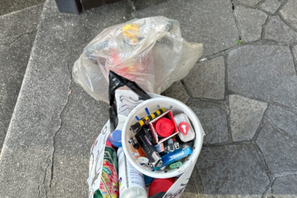 【京都市右京区】スプレー缶、ガスボンベ、ライター等の回収・処分