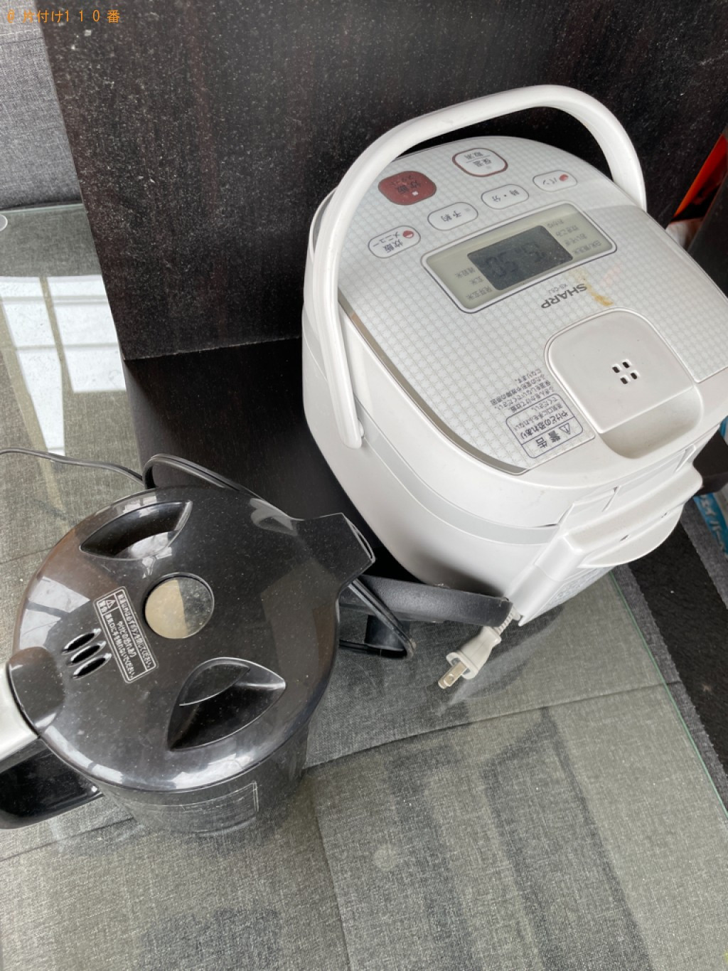 【弘前市徳田町】カラーボックス、炊飯器、冷蔵庫、洗濯機等の回収