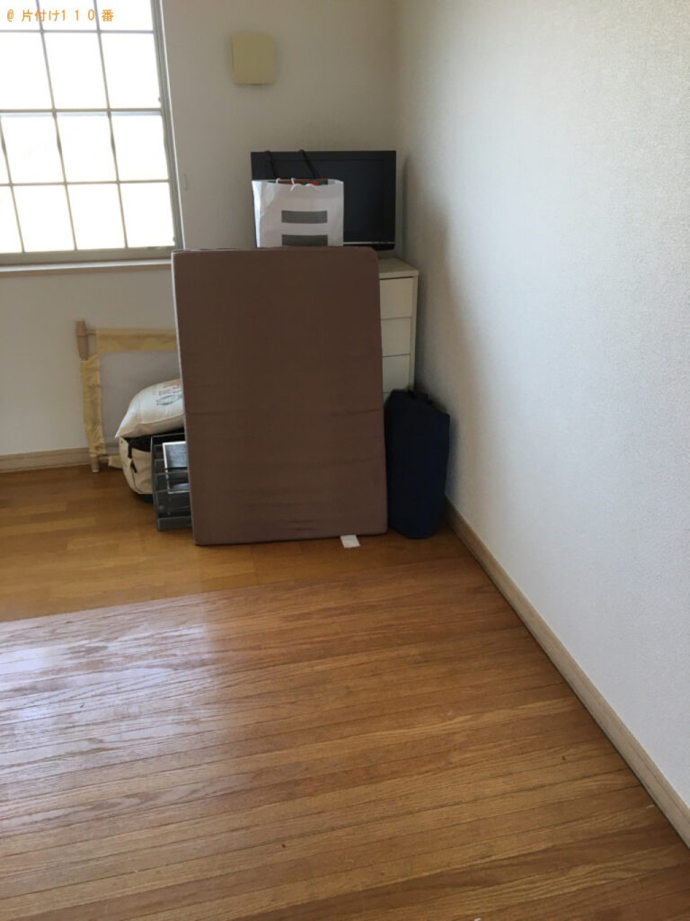 【大垣市】タンス、テレビ、マットレス、クッション等の回収・処分