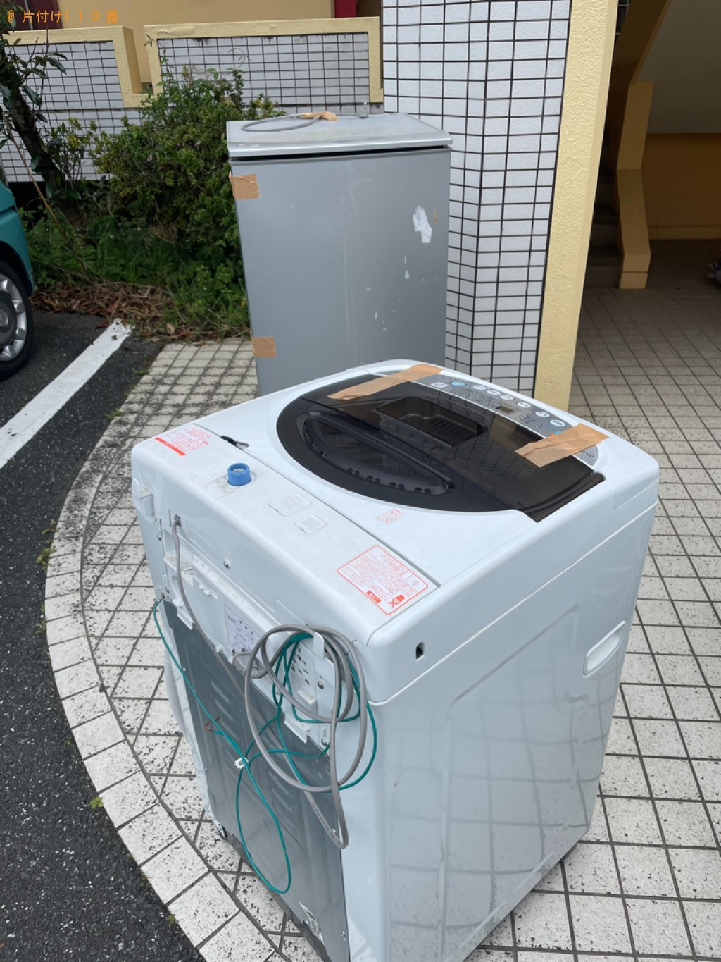 【浜松市東区】冷蔵庫、マットレス付きシングルベッド、本棚等の回収