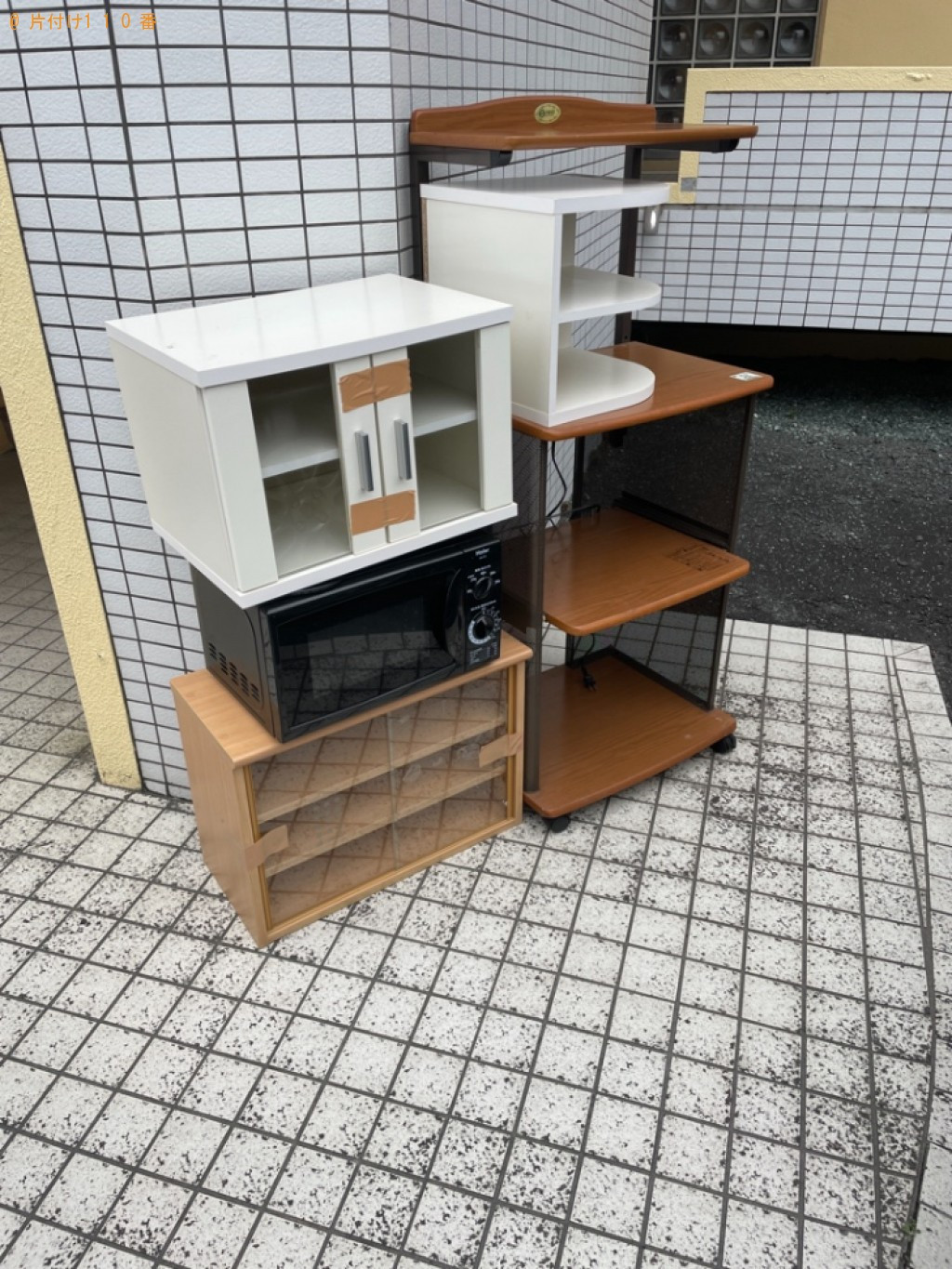 【浜松市東区】冷蔵庫、マットレス付きシングルベッド、本棚等の回収