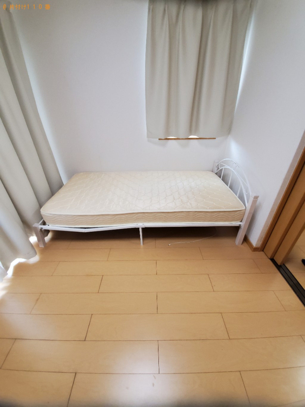 【大分市】マットレス付きシングルベッド、ホットカーペット等の回収