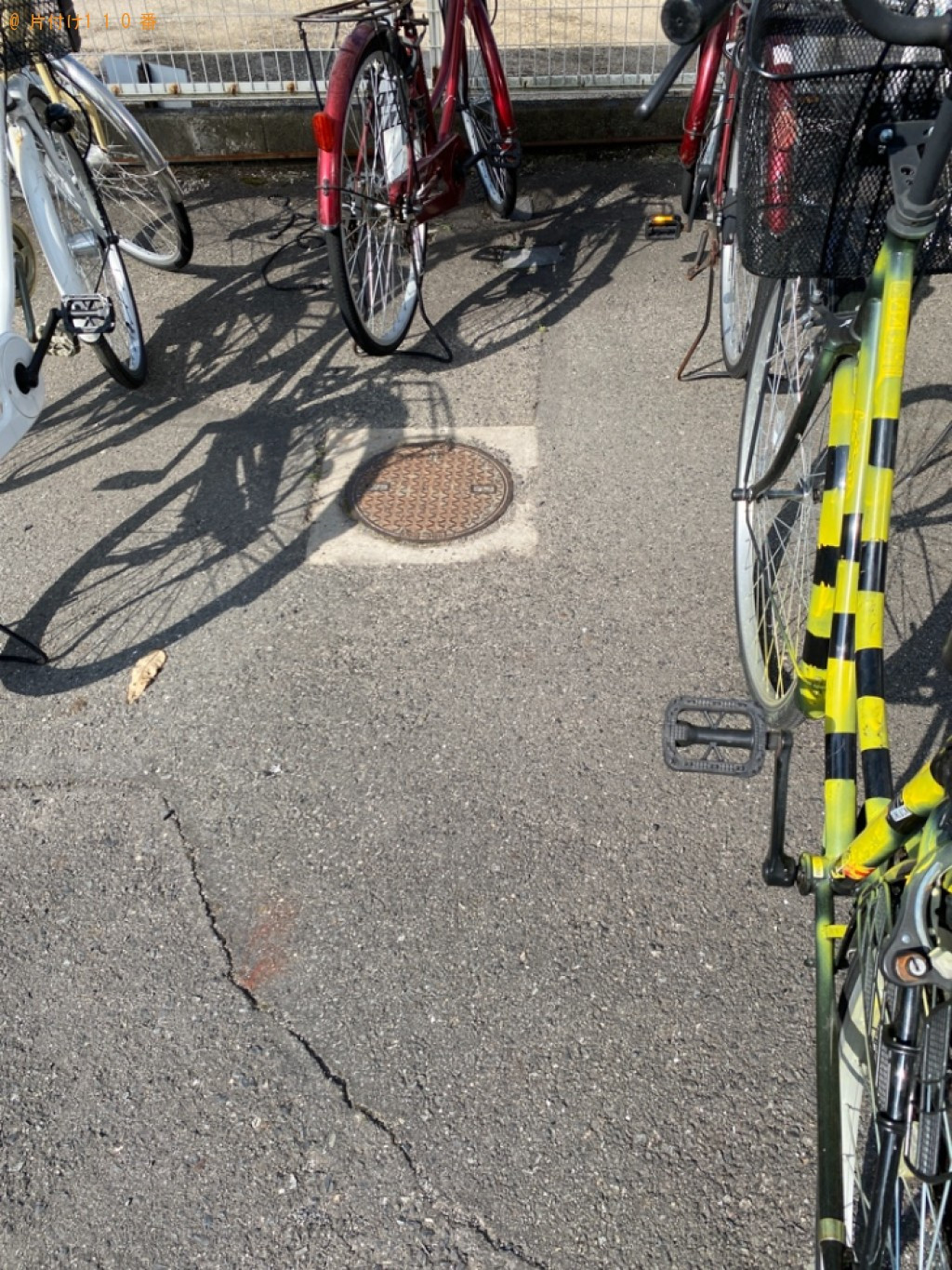 【倉敷市】折り畳みベッド、自転車の回収・処分ご依頼　お客様の声