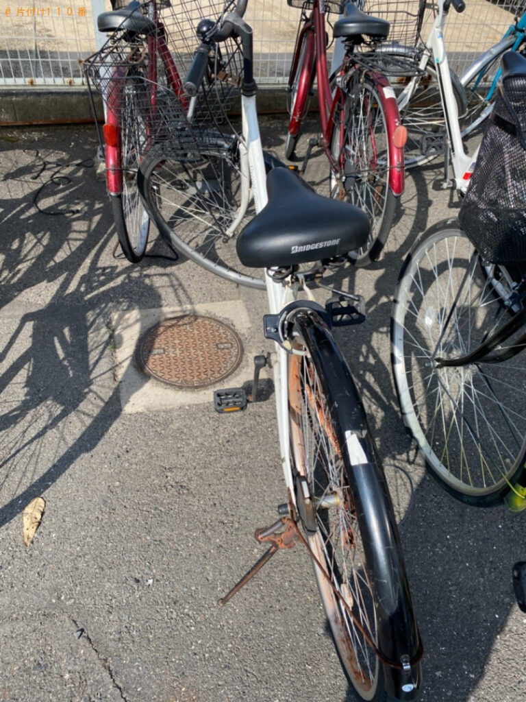 【倉敷市】折り畳みベッド、自転車の回収・処分ご依頼　お客様の声