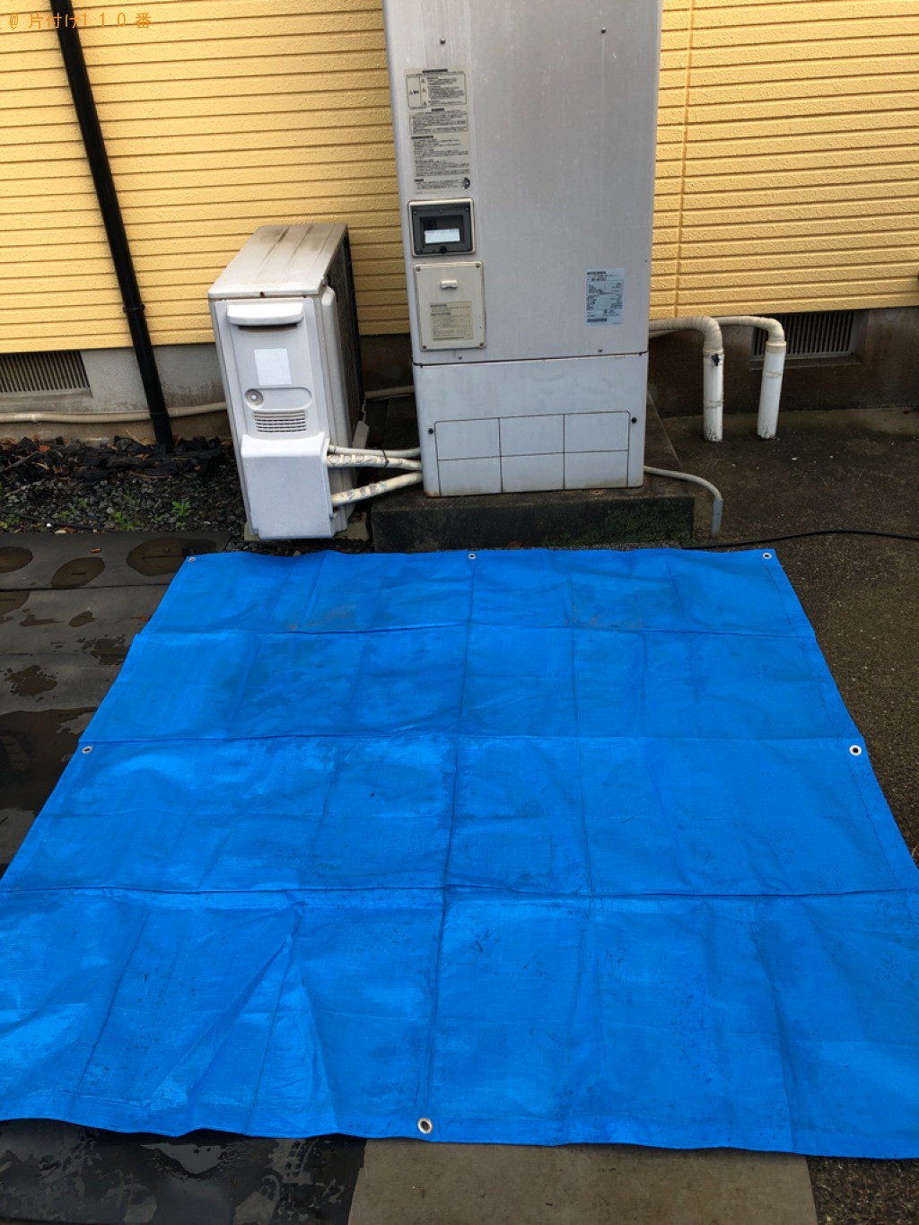 【山口市】2人用ダイニングテーブル、クイーンサイズベッド等の回収