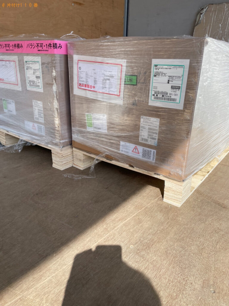 【五所川原市】A1サイズインクジェットプリンター3台の組立補助
