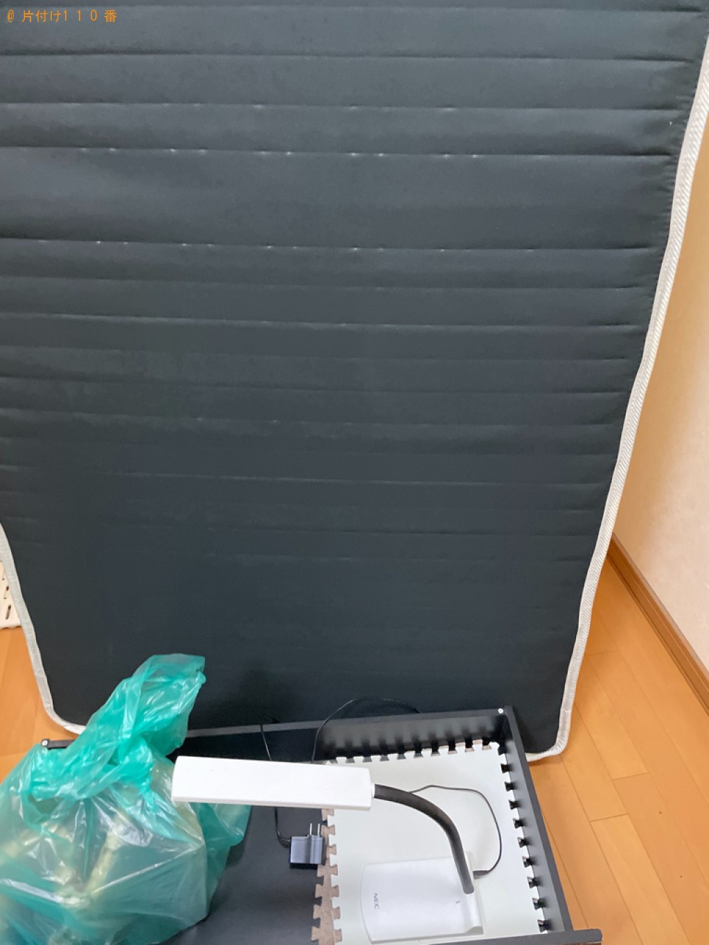 【弘前市】シングルベッドマットレス、掃除用具、一般ごみ等の回収
