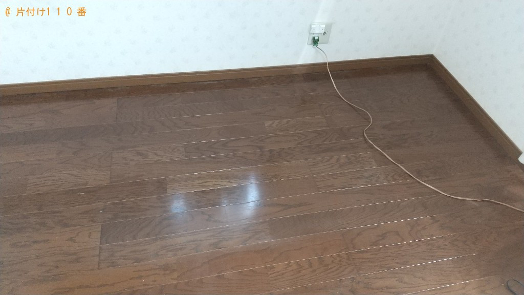 【福山市新市町】マットレス付きシングルベッドの回収・処分ご依頼