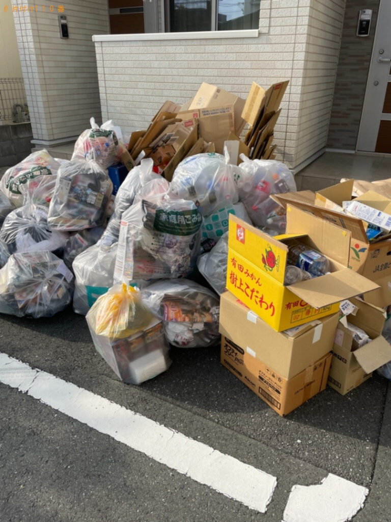 【浜松市中区】段ボール、一般ゴミの回収・処分ご依頼　お客様の声