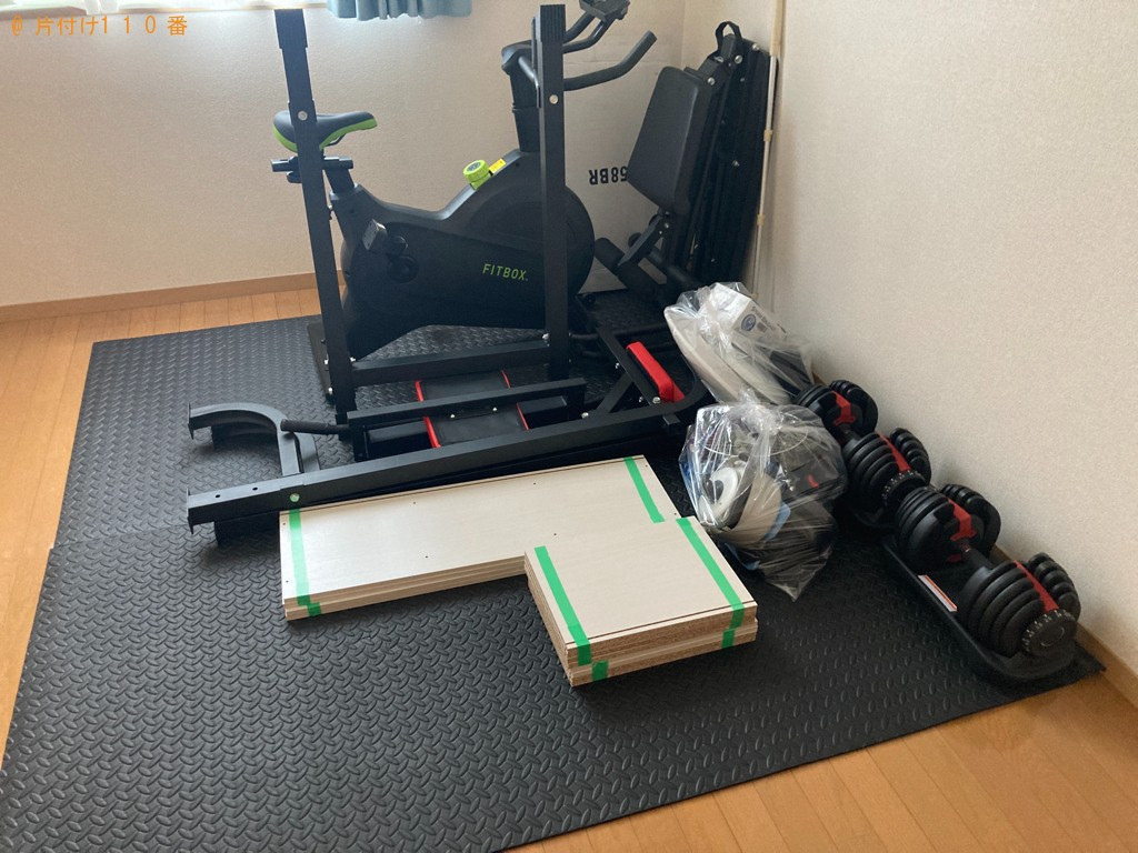 【由布市挾間町】カラーボックス、健康器具の回収・処分ご依頼