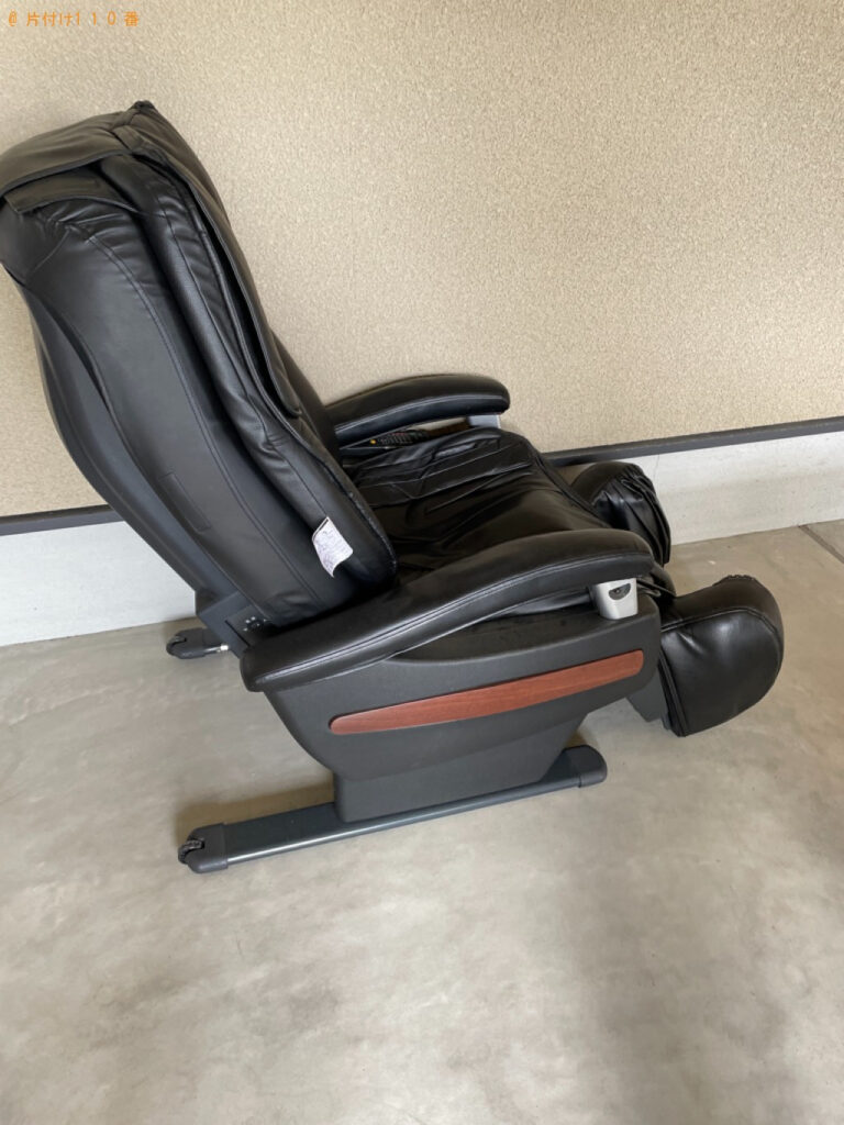 【白山市】マッサージチェア、マットレス付きシングルベッドの回収