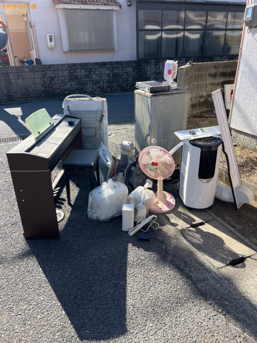 【岡山市南区】冷蔵庫、洗濯機、エレクトーン、扇風機等の回収ご依頼