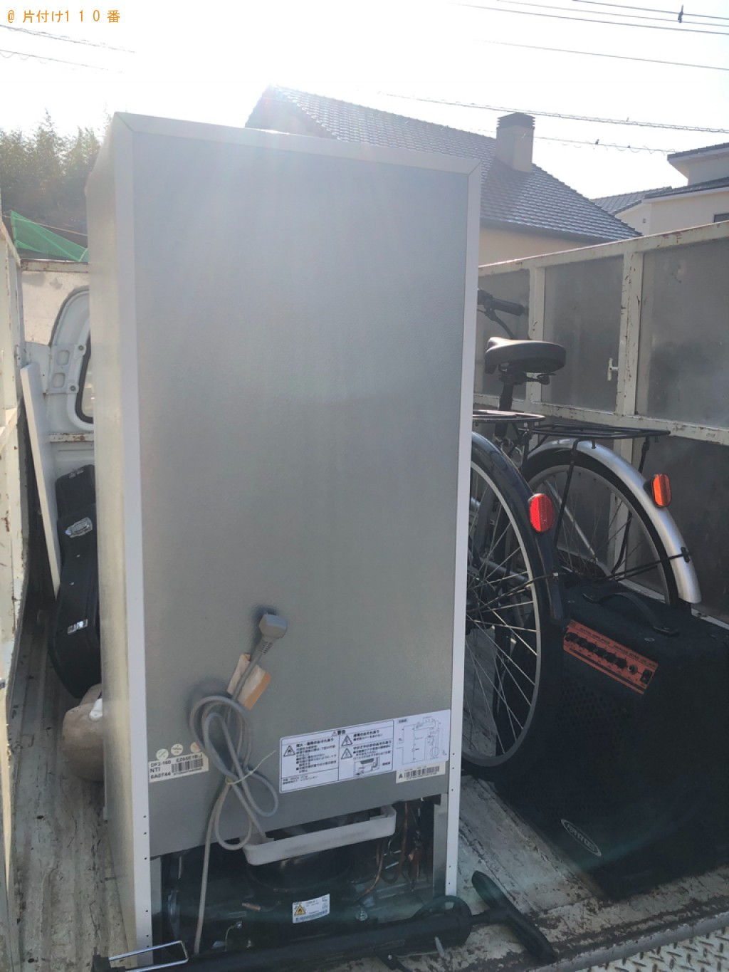 【唐津市浜玉町】冷蔵庫、自転車、電子レンジ、ローテーブル等の回収