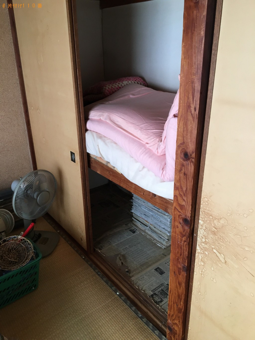 【岐阜市県町】カラーボックス、冷蔵庫、洗濯機、こたつ等の回収