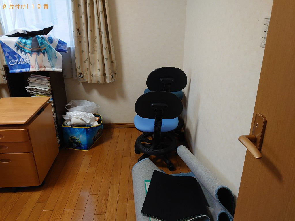 【伊予郡松前町】シングルベッド、学習机の回収・処分ご依頼
