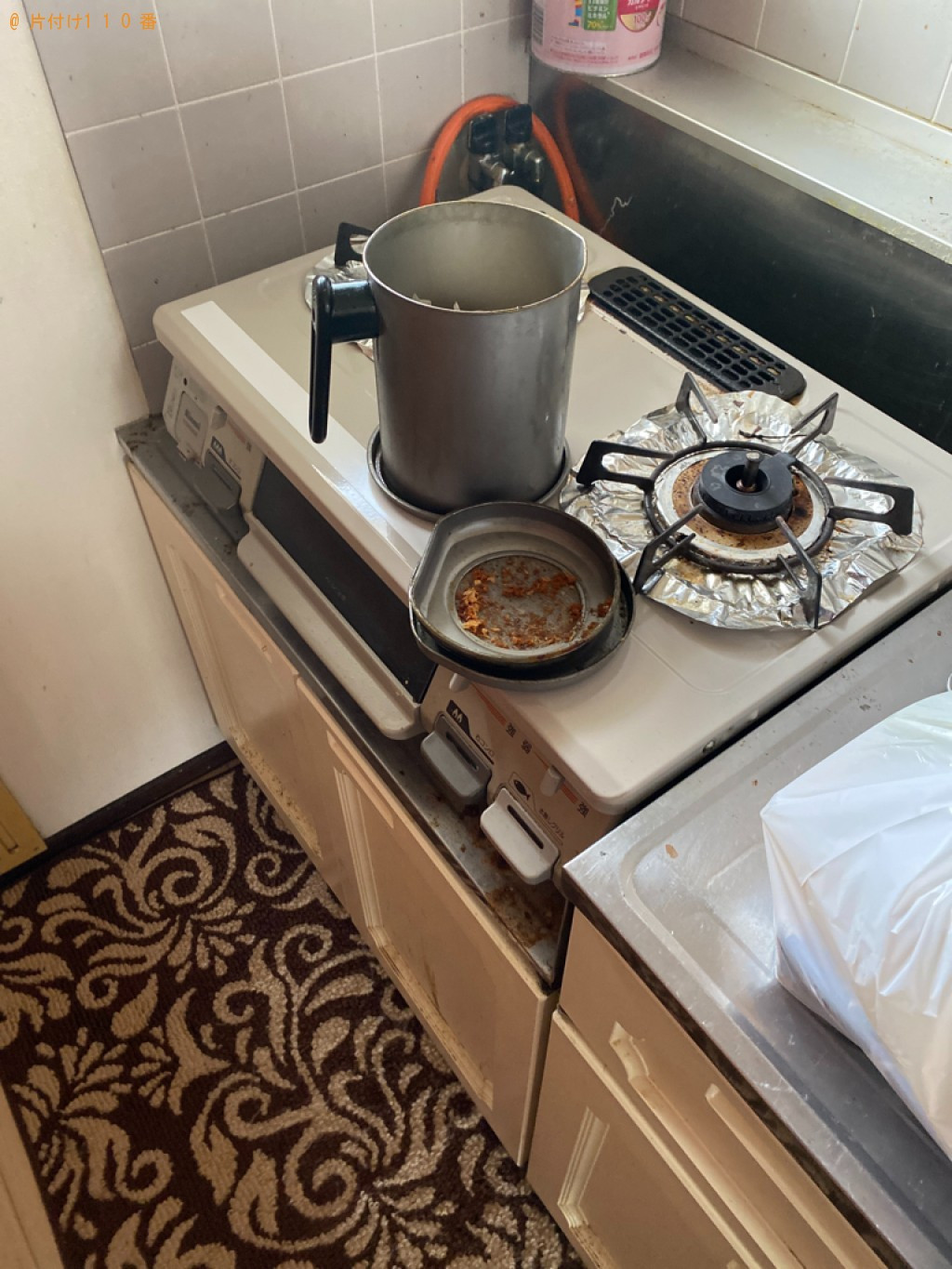 【倉敷市】カラーボックス、食器棚、掃除機、ガスコンロ等の回収
