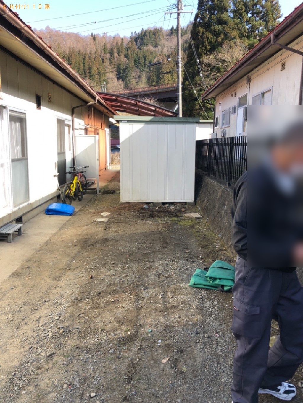 【上水内郡小川村】マットレス付きシングルベッド、冷蔵庫等の回収