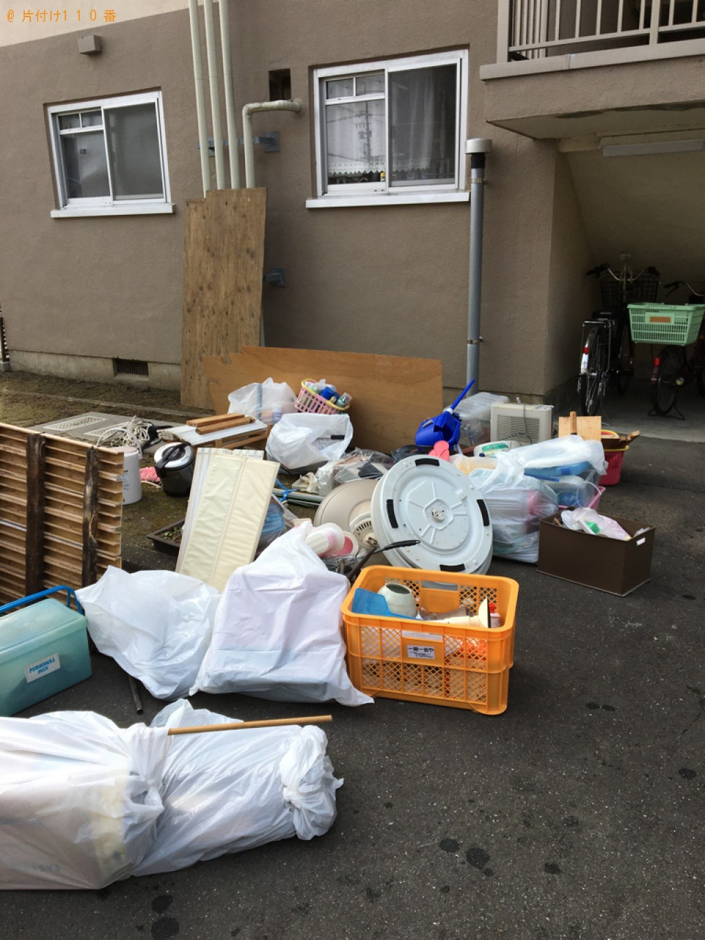 【岐阜市大福町】家財一式の回収・処分とハウスクリーニングご依頼