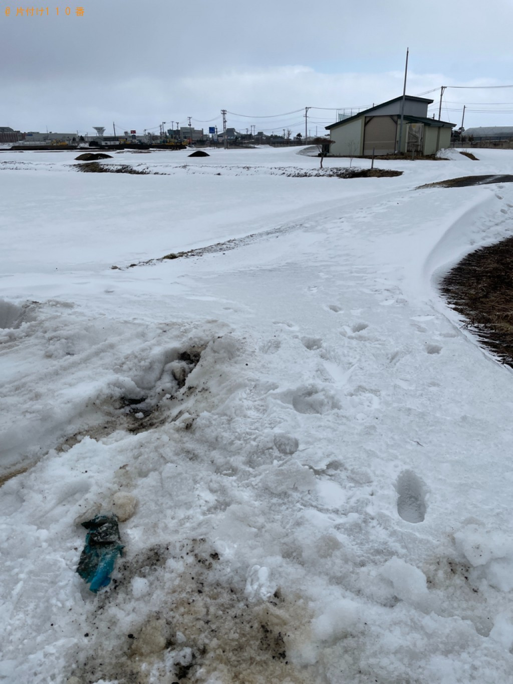 【弘前市】雪にはまった車を動かす作業ご依頼 お客様の声
