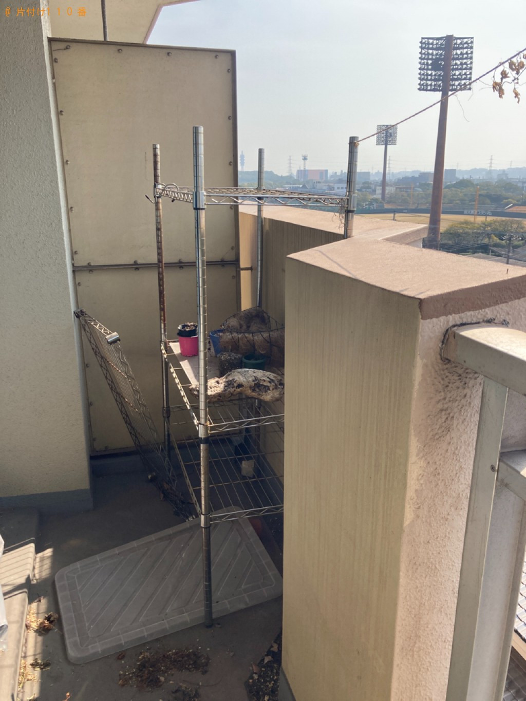 【大分市】スチールラック、鉢植え、ラック、一般ごみ等の回収・処分