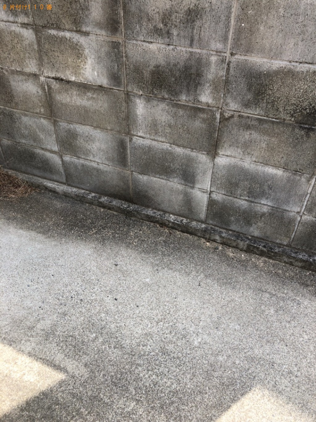 【松山市】マットレス付きセミダブルベッドの回収・処分ご依頼