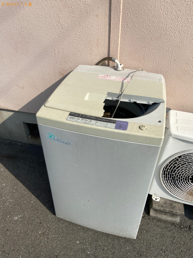 【下関市彦島塩浜町】洗濯機二台の回収・処分ご依頼　お客様の声