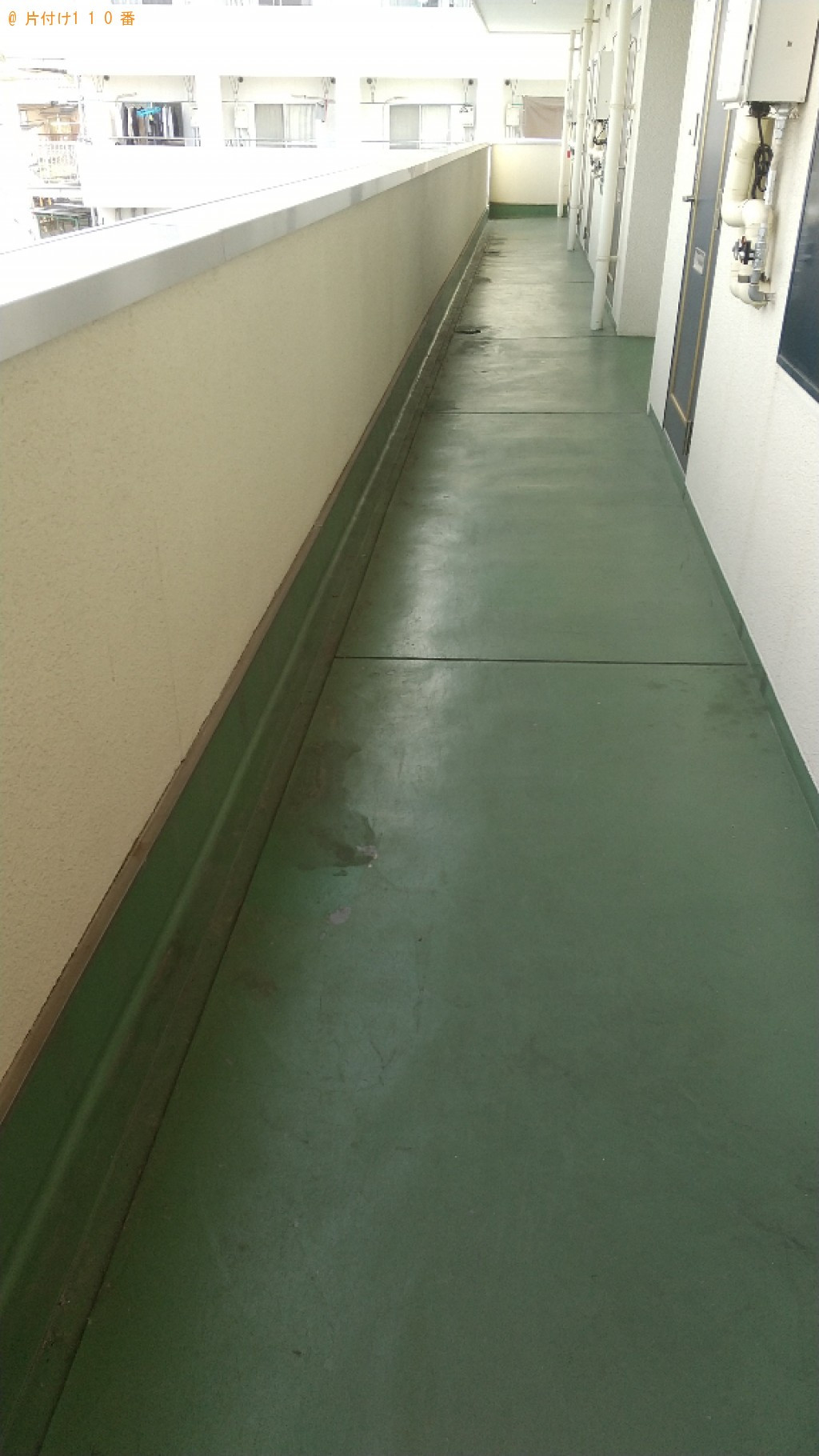 【福山市今津町】マットレス付きシングルベッド、冷蔵庫等の回収