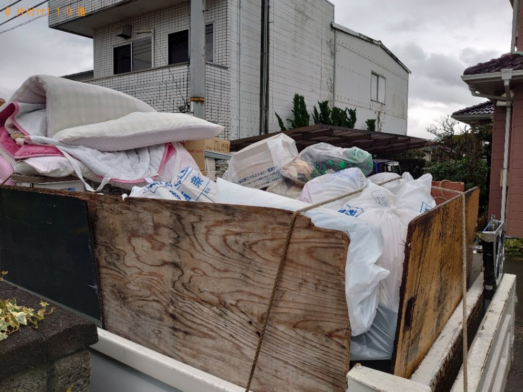 【西条市】布団、一般ごみ等の回収・処分ご依頼　お客様の声
