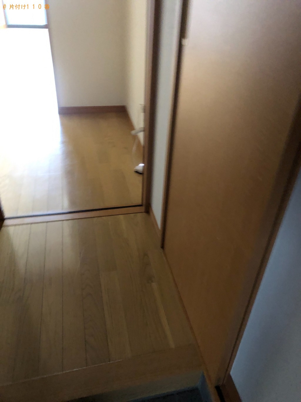 【松山市三番町】マットレス付きシングルベッドの回収・処分ご依頼